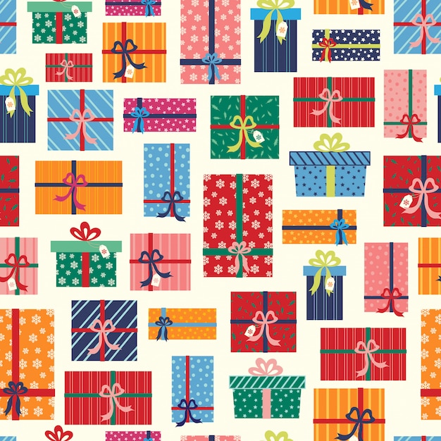 Christmas gifts pattern