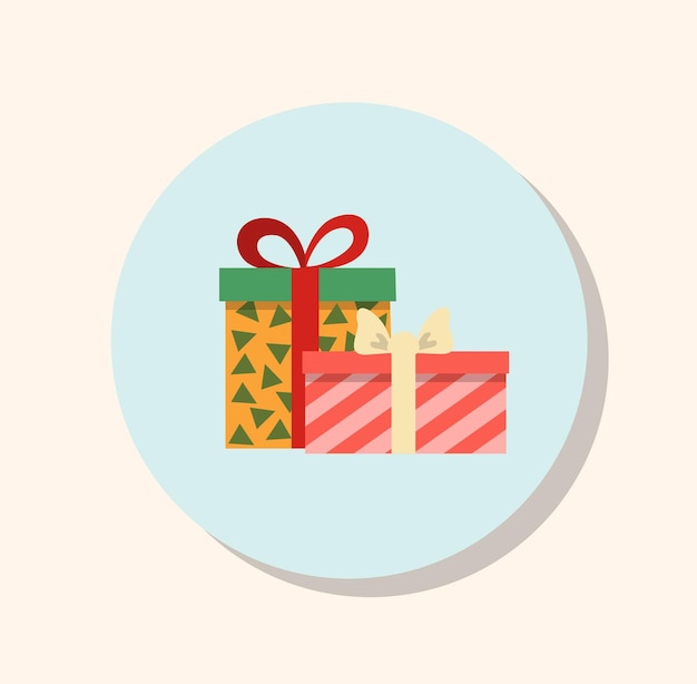 Christmas gifts sticker