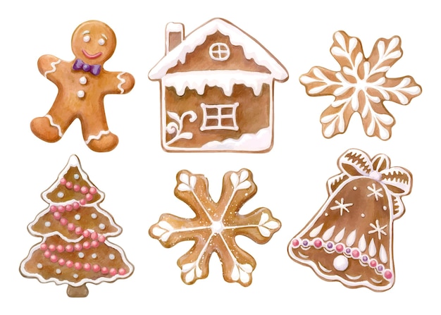 Christmas gingerbread decoration for the new year