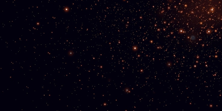 Vector christmas gold dust yellow sparks and golden stars shine with a special light
