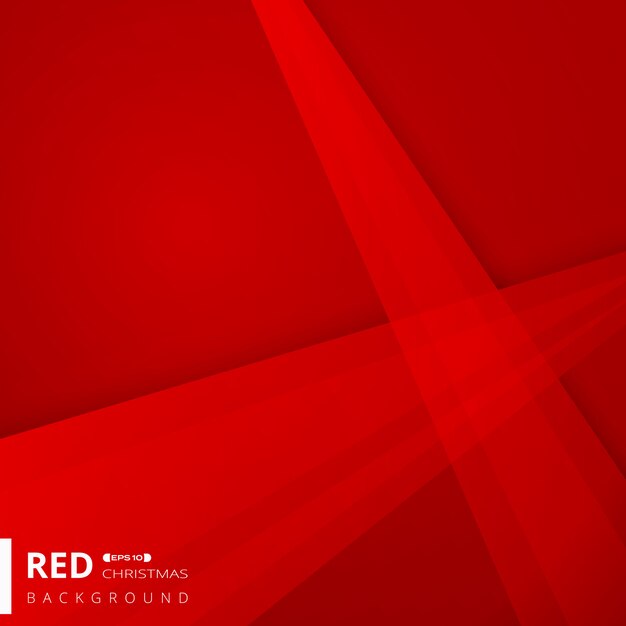 Fondo geometrico di colore rosso di pendenza di natale