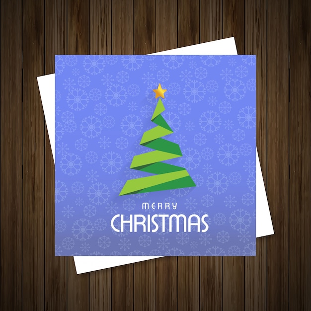 Christmas greeting card or poster design