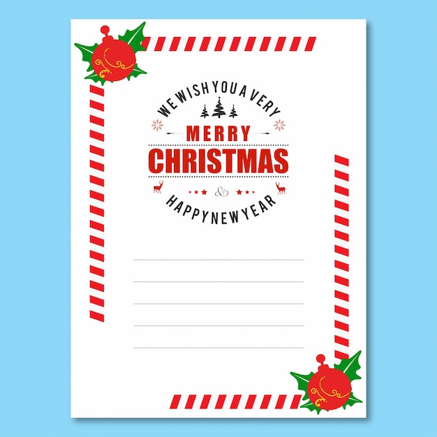 クリスマスグリーティングカードまたはポスターデザイン