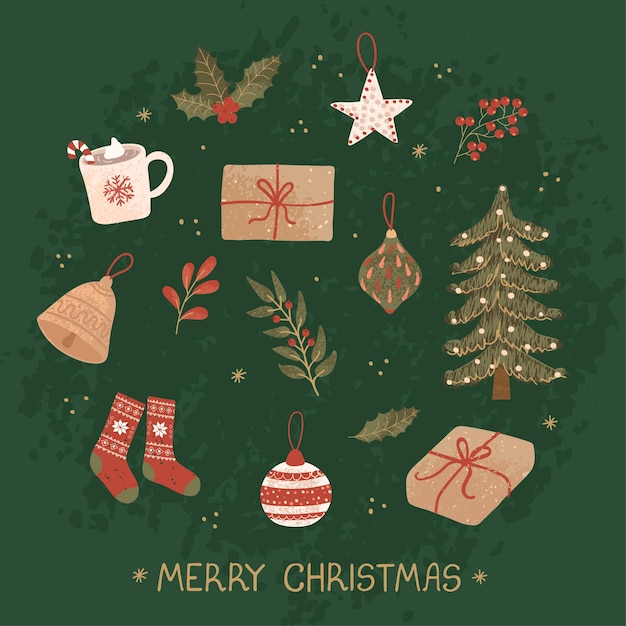 Christmas greeting card