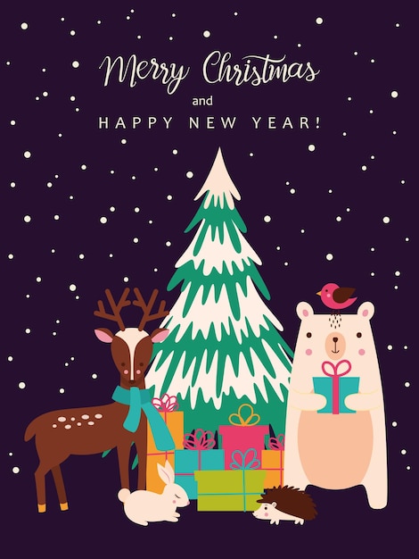 Christmas greeting card