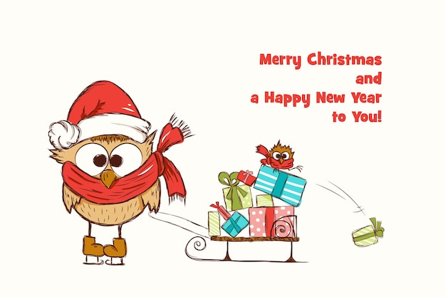 Christmas greeting card