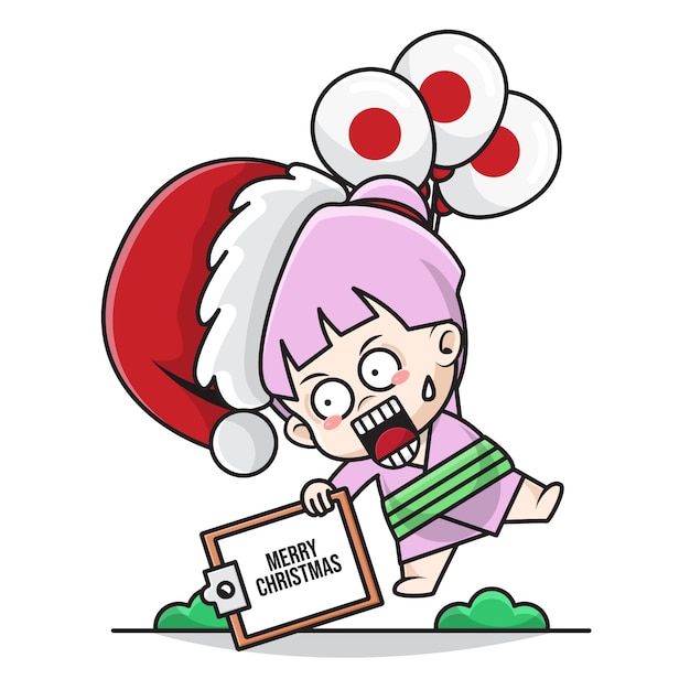 Christmas greeting illustration