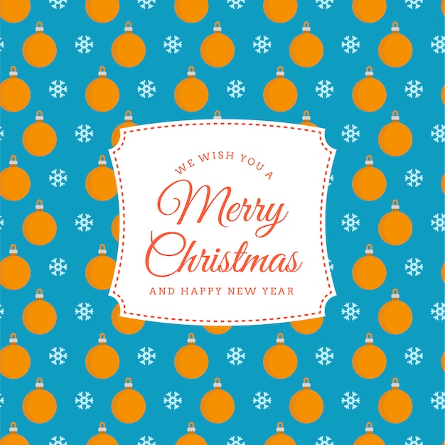 Vector christmas greetings background