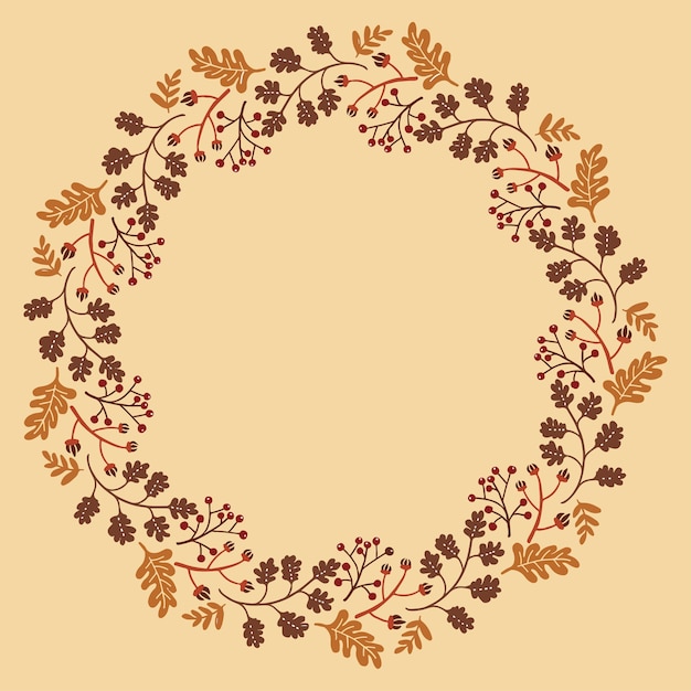 Christmas Hand Drawn Wreath 