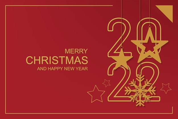 Christmas and happy new year background