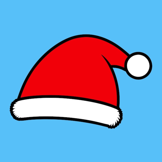 クリスマスハットのベクトルイラスト