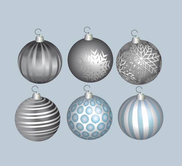 Vector christmas holiday ball