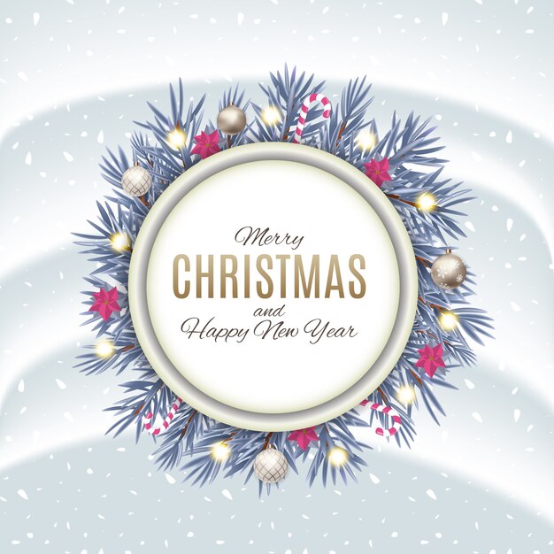 Christmas holiday greeting design