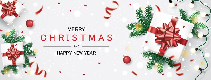 Christmas Holiday and Happy New Year card