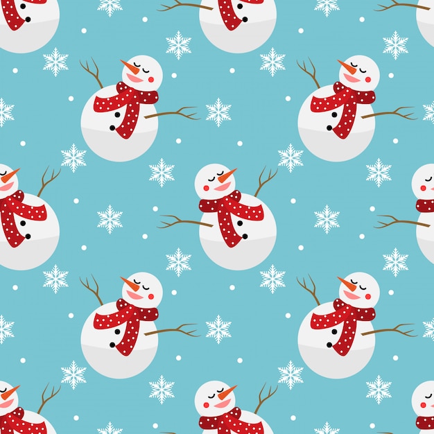 Christmas holiday season seamless pattern.