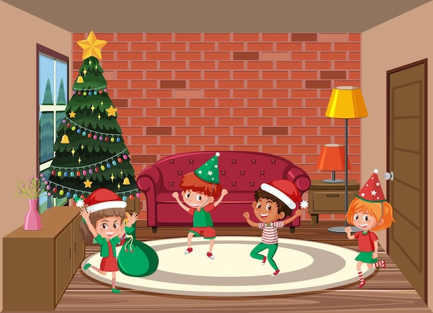 Christmas holidays with children at home