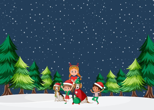 Vacanze di natale con i bambini sulla neve