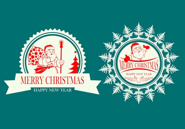 Рождественская икона с набором Санта-Клауса