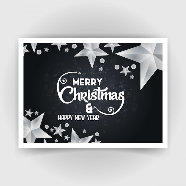 Christmas invitation card