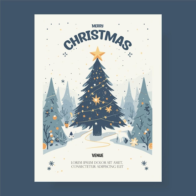 クリスマスの招待カード