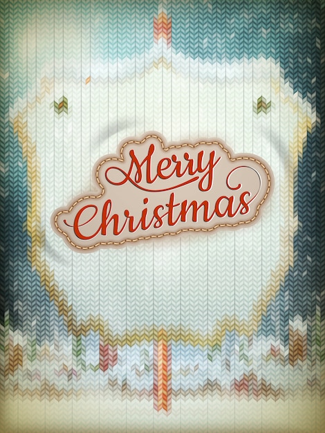 Christmas knitted background.