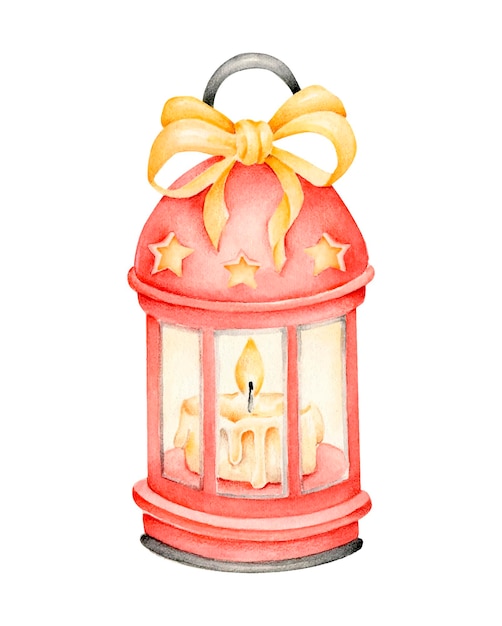 Vector christmas lantern