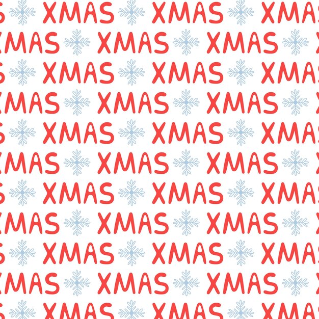 Natale lettering modello di testo natale. buon natale dello sfondo del nuovo anno. illustrazione vettoriale in tonalità rosso bianco per confezioni regalo