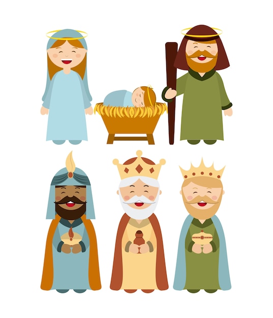 クリスマスマナーキャラクターデザイン、ベクトルイラストeps10グラフィック