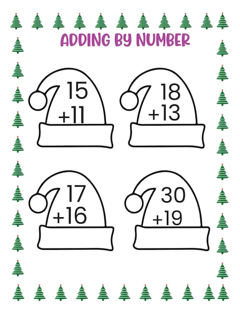 Christmas Math Activity Worksheets