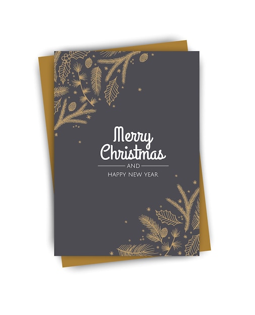 Christmas and New Year background Bright Winter holiday composition Greeting card banner poster