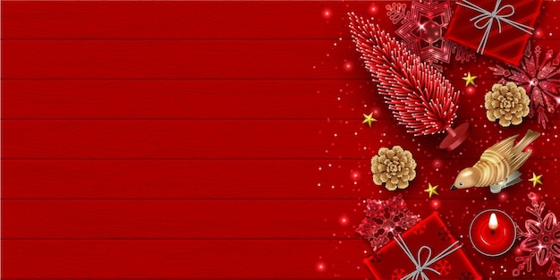 Christmas and new year background