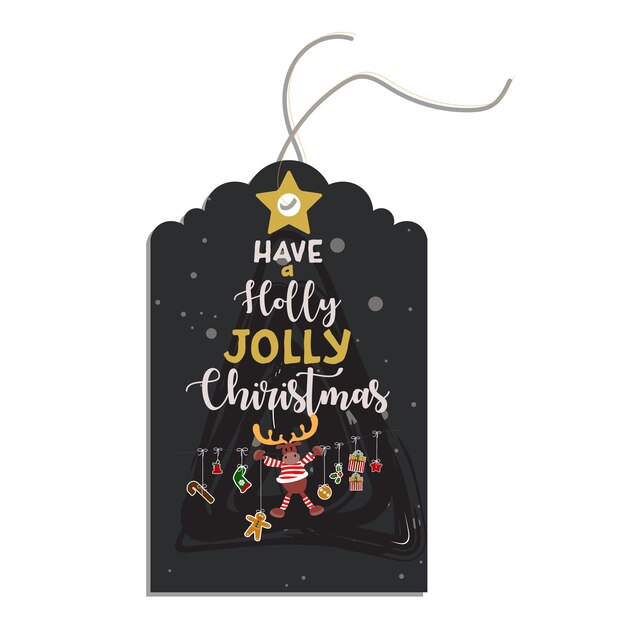 Christmas and New Year gift tags