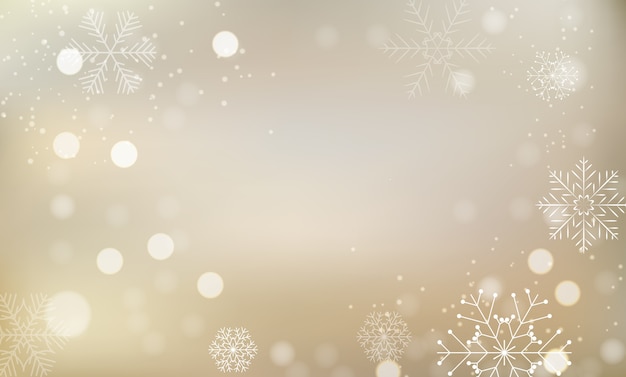 Christmas and New Year Glossy Light Background.  