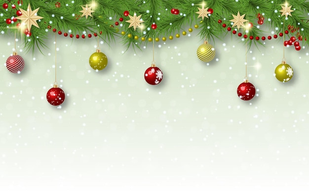 Christmas and new year luxury vector illustration