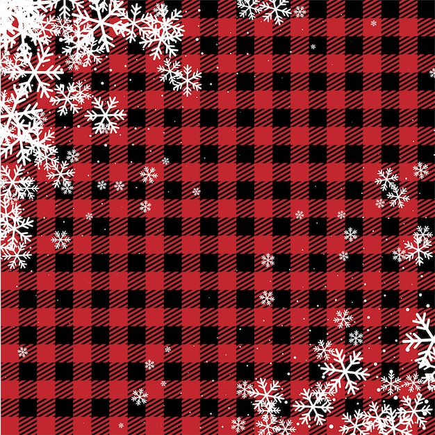 Vettore modello di natale e capodanno a buffalo plaid. sfondo festivo per il design e la stampa esp10