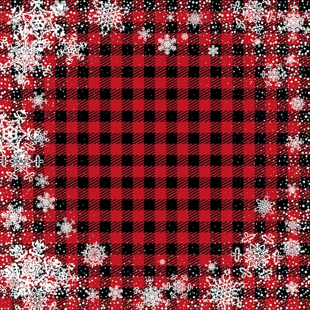 Modello di natale e capodanno a buffalo plaid festive sfondo per il design e la stampa esp10