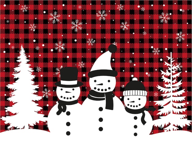 디자인 및 인쇄 esp10을 위한 버팔로 격자 무늬 축제 배경의 크리스마스와 새해 패턴
