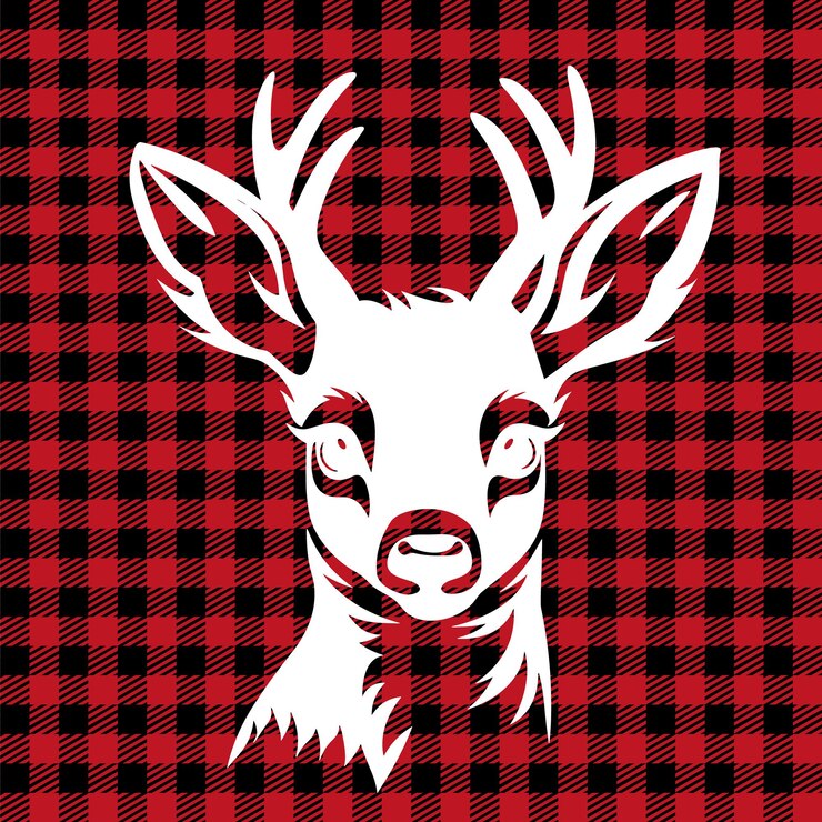 Vector 디자인과 인쇄를 위한 buffalo plaid festive 배경의 크리스마스 및 새해 패턴