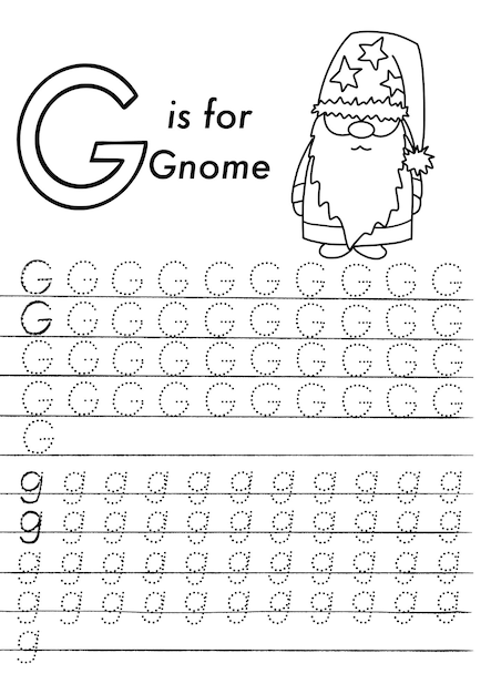 Christmas and New Year preschool ABC tracing worksheet Simple educational printable game with colouring images and letters Kids play and learn pages Vector illustration