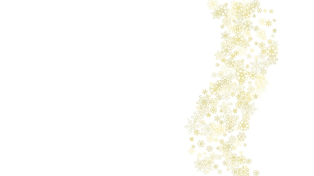 Vector christmas and new year snowflakes