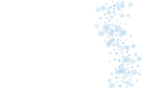 Christmas and New Year snowflakes