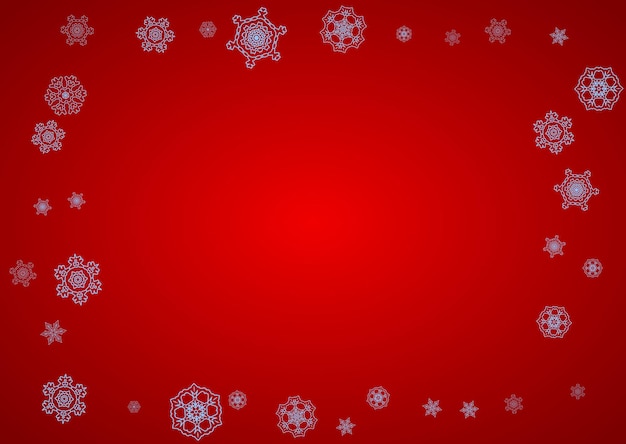 Christmas and New Year snowflakes