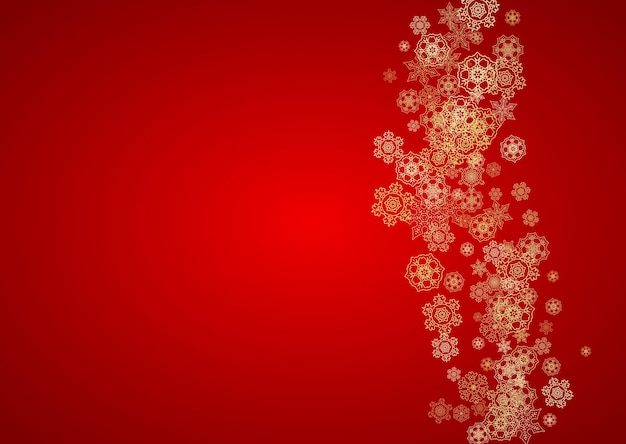 Vector christmas and new year snowflakes