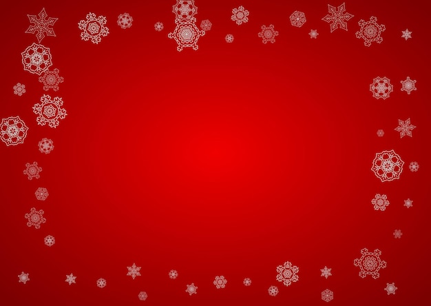 Vector christmas and new year snowflakes