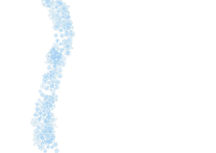 Vector christmas and new year snowflakes