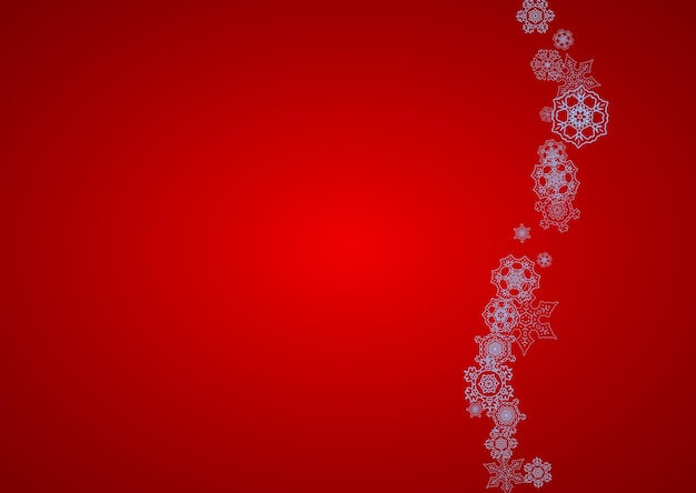 Christmas and New Year snowflakes