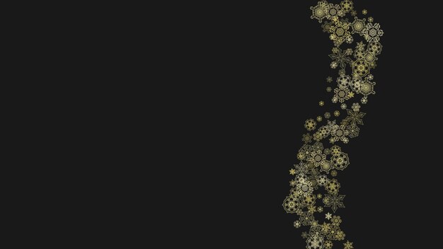 christmas and new year snowflakes