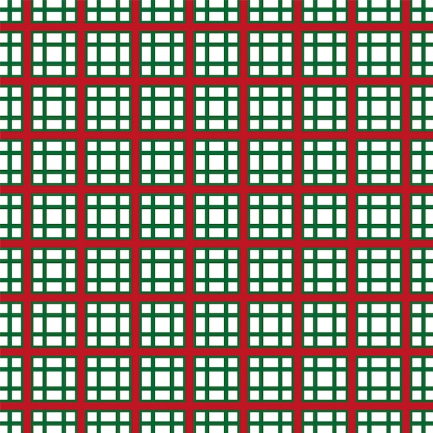 Plaid scozzese di natale e capodanno. motivo scozzese in gabbia rossa e verde. gabbia scozzese. sfondo a scacchi scozzese tradizionale. struttura del tessuto senza cuciture. illustrazione vettoriale