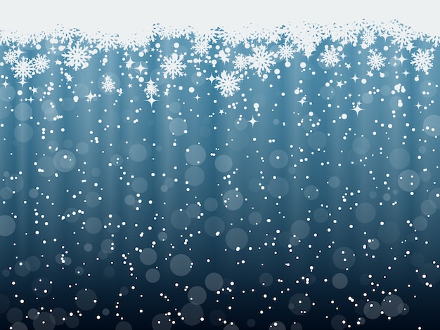 Christmas and New Year vector background