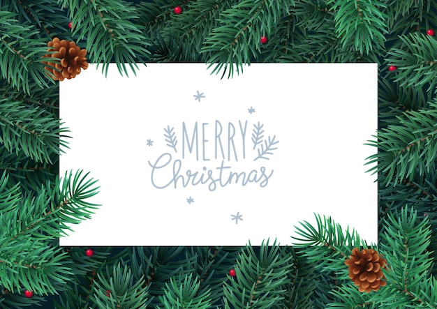 Christmas and New year vector template